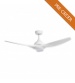 Fanco Horizon 2, 52" DC LED Ceiling Fan with Smart Remote Control in White